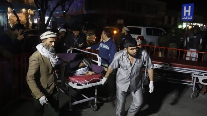 Kabul suicide bomber kills dozens at gathering of clerics