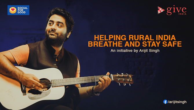  Arijit Singh partners with GiveIndia